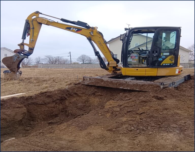 掘削工事（バックホウの気持ち編）