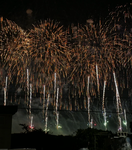 毎年恒例モエレ沼花火大会🎆